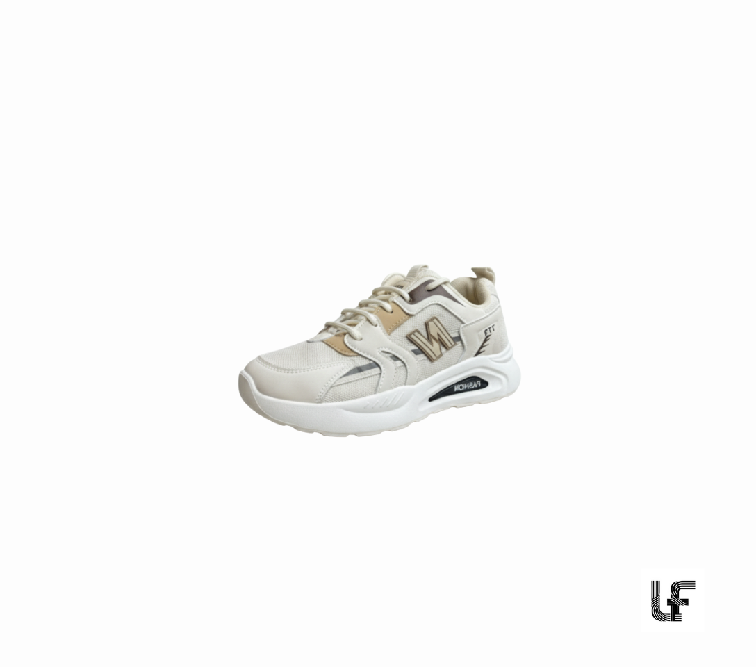 N Cream Chunky Sneakers